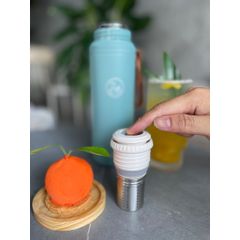 Bình Giữ Nhiệt 2GOOD X8F 750ml - Bình Inox Cao Cấp Kèm Lọc Trà, Thiết Kế Hiện Đại, Đen Nhám và Xanh Mint - Hàng Chính Hãng