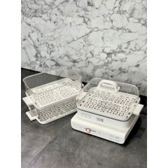 Nồi Hấp Điện Đa Năng 3 Tầng 18L Lebenlang LBEL5031 - Tiện Lợi, 900W, Giữ Vitamin, Hấp Thực Phẩm Tươi Ngon Cho Gia Đình