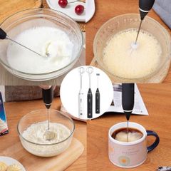 Máy Đánh Trứng Seka MD2210 Que Tạo Bọt Cafe Mini Cầm Tay Không Dây 3 Cấp Độ - Hàng Chính Hãng
