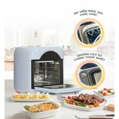 Nồi Chiên Hơi Nước Cao Cấp Unie Steam Color 1800W, 15L, Công Nghệ Chiên Hấp 2in1, Điều Khiển Cảm Ưng - Chính Hãng