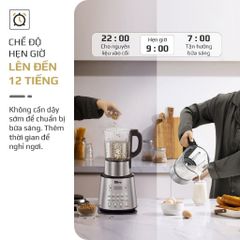 Máy Làm Sữa Hạt OLIVO X20 PLUS Phiên Bản Mới - Tạm Dừng Thông Minh - Vệ Sinh Khử Khuẩn - Chính Hãng