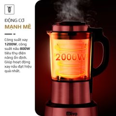 Máy Làm Sữa Hạt OLIVO X20 PLUS Phiên Bản Mới - Tạm Dừng Thông Minh - Vệ Sinh Khử Khuẩn - Chính Hãng