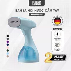 Bàn Là Hơi Nước Cầm Tay LEBENLANG LBD528BLUE Công Suất 1500W - 300ML, Bảo Hành 24 tháng Chính Hãng