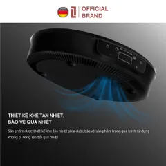 Bếp từ đơn LEBENLANG LBII5505 mặt kính chịu lực, hẹn giờ, cài đặt thời gian nấu, 2000W Chính Hãng