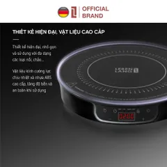 Bếp từ đơn LEBENLANG LBII5505 mặt kính chịu lực, hẹn giờ, cài đặt thời gian nấu, 2000W Chính Hãng