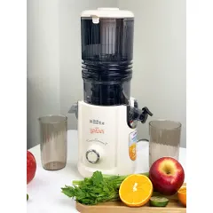 Máy Ép Chậm Haatz HSJ368 Công Suất 300w Máy Ép Nguyên Quả, Kiệt Bã - Hàng Chính hãng Bảo Hành 2 Năm