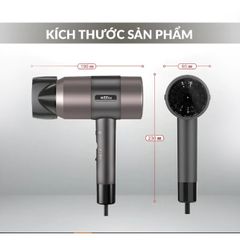 Máy Sấy Tóc Haatz CIM908 - Chuyên Nghiệp 1800W 3 Chế Độ Nóng Lạnh, Tự Động Ngắt Khi Quá Nhiệt, Bảo Hành 2 Năm, Hàng Chính Hãng