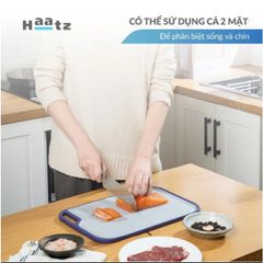 Bộ 3 Thớt Kháng Khuẩn Cao Cấp Haatz CIM296 - Thớt Đa Năng An Toàn, Tiết Kiệm Không Gian, Chống Nấm Mốc Chính Hãng
