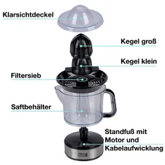 ( Bảo Hành 2 năm ) Máy Vắt Cam Lebenlang LB389 - 700ml - 40W Thương Hiệu Đức - Hàng Chính Hãng 233702