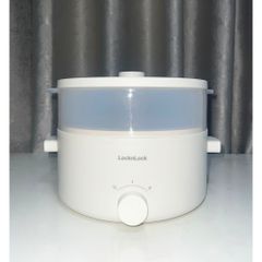 Nồi Điện Đa Năng LocknLock EJP134IVY 5L - Nấu Lẩu, Hấp, Chiên, Rán, Xào - Bảo Hành 2 Năm, 1350W, Chống Dính, Tiện Lợi Gia Đình