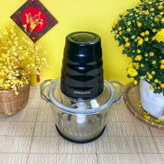 Máy Xay Thịt LocknLock EJM156BLK - Cối Thủy Tinh 1L, 400W, Dễ Vệ Sinh - Thiết Kế Sang Trọng, Bảo Hành 2 Năm