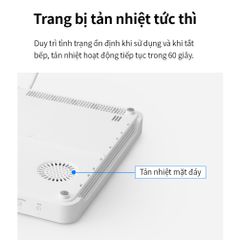 Bếp Điện Từ LocknLock Bianco Slim EJI146WHT 1850W - Thiết Kế Siêu Mỏng, Đa Chức Năng, Bảo Hành 2 Năm