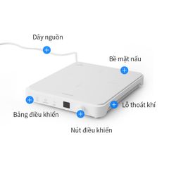 Bếp Điện Từ LocknLock Bianco Slim EJI146WHT 1850W - Thiết Kế Siêu Mỏng, Đa Chức Năng, Bảo Hành 2 Năm