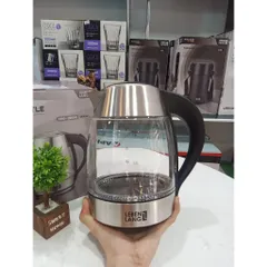 (Bảo Hành 2 Năm) Ấm Đun Siêu Tốc Thủy Tinh 1,8L Lebenlang LBWE2626 Công Suất 2200W - Hàng Chính Hãng