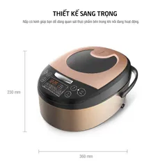 Nồi Cơm Điện Tử 1.8L LocknLock EJR352 Đa Chức Năng - Công Suất 860W, Chống Dính, Bảo Hành 2 Năm, Tiện Lợi Cho Mọi Gia Đình