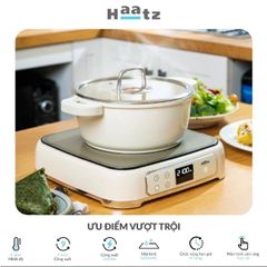 Bếp Từ Đơn Haatz HIS819 - 2100W Mặt Kính Ceramic - Màn Hình LED, 9 Mức Nhiệt, Hẹn Giờ, Bảo Hành 2 Năm, Tiết Kiệm Điện