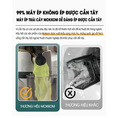 Máy Ép Chậm Trái Cây Mokkom MK-199 - Ép Nguyên Quả, Kiệt Bã 97% - Thiết Kế Gọn Nhẹ, Bảo Hành 1 Năm