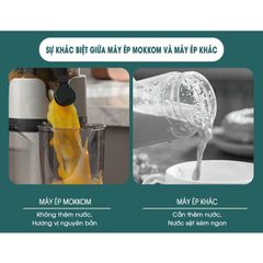 Máy Ép Chậm Trái Cây Mokkom MK-199 - Ép Nguyên Quả, Kiệt Bã 97% - Thiết Kế Gọn Nhẹ, Bảo Hành 1 Năm