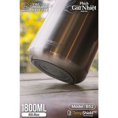 Bình Giữ Nhiệt 2Good B52 Cao Cấp 1,8L - Inox 304 Giữ Nóng Lạnh 24h, Thiết Kế Thời Trang, Bảo Hành 5 Năm
