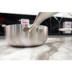 Chảo Sâu Lòng Nguyên Khối SEKA SK6030 - Chảo Inox Chống Dính Vĩnh Cửu Dùng Cho Mọi Loại Bếp - Hàng Chính Hãng Cao Cấp