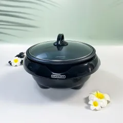Nồi Lẩu Điện Đa Năng 5L LocknLock EJP331BLK 1650W, Chống Dính Cao Cấp, Thiết Kế Sang Trọng, Đa Chức Năng Nấu Nướng