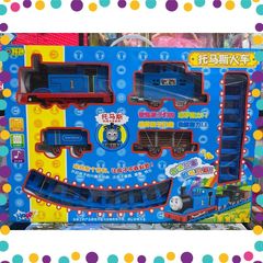 Đồ chơi tàu hỏa đường ray chạy bằng pin có âm thanh, chủ đề tàu hỏa Thomas #989-38