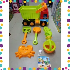 Đồ chơi xúc cát đựng trong xe ô tô tải 943-1 233943