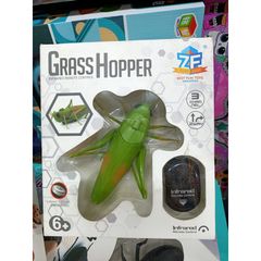 Đồ chơi con cào cào, châu chấu điều khiển từ xa chạy bằng pin có đèn sáng 7705 Grass Hopper Infrared Remote control