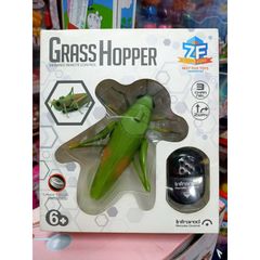 Đồ chơi con cào cào, châu chấu điều khiển từ xa chạy bằng pin có đèn sáng 7705 Grass Hopper Infrared Remote control