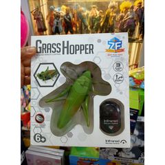 Đồ chơi con cào cào, châu chấu điều khiển từ xa chạy bằng pin có đèn sáng 7705 Grass Hopper Infrared Remote control