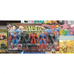 Đồ chơi 5 nhân vật siêu anh hùng Avengers Super Hero có đèn 283-5A