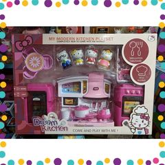 Bộ Đồ Chơi Nhà Bếp Hello Kitty Có Đèn Và Nhạc Dream Kitchen (018-6)