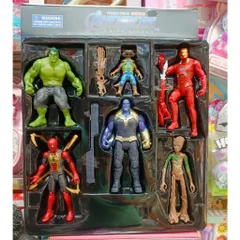 Đồ chơi 6 siêu nhân Avengers có đèn sáng chọn mẫu ngẫu nhiên 28003 233977