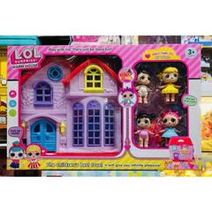 Đồ chơi nhà búp bê L.O.L 621-2 Surprise Warm house giao mẫu ngẫu nhiên