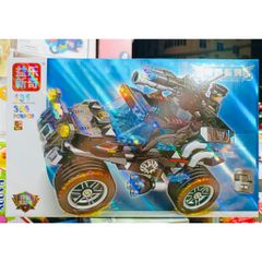 Đồ chơi lắp ráp mô hình xe ô tô 131 SWAT police có 356 chi tiết 