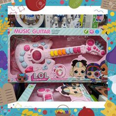 Đồ chơi đàn guitar chạy bằng pin có đèn và nhạc #665-1 L.O.L Surprise