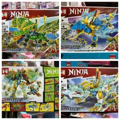 Đồ chơi lắp ráp chủ đề Ninja rồng xanh có 3 phân loại MG1630 MG1631 MG1632