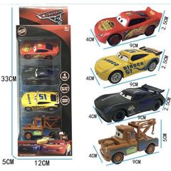Bộ đồ chơi 4 xe ô tô sắt McQueen chạy bằng đà 899-20