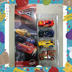 Bộ đồ chơi 4 xe ô tô sắt McQueen chạy bằng đà 899-20