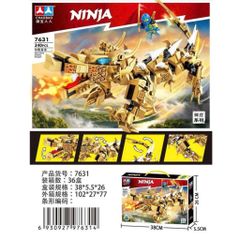 Đồ chơi lắp ráp CHAOBAO 7631 chủ đề Ninja rồng vàng