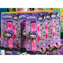 Đồng hồ đeo tay cho trẻ em hình nhân vật Kuromi 3051A