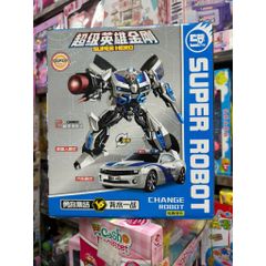 Lắp ghép Robot biến hình thành xe ô tô 666-83 chọn màu ngẫu nhiên