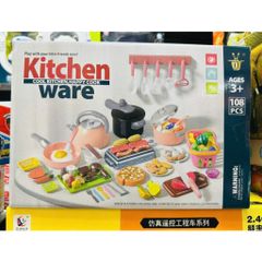 Đồ chơi đồ hàng, đồ chơi nhà bếp, đồ chơi nấu ăn gồm 108 chi tiết 5766 Cool kitchen happy cook
