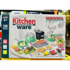 Đồ chơi đồ hàng, đồ chơi nhà bếp, đồ chơi nấu ăn gồm 108 chi tiết 5766 Cool kitchen happy cook