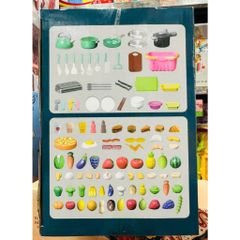 Đồ chơi đồ hàng, đồ chơi nhà bếp, đồ chơi nấu ăn gồm 108 chi tiết 5766 Cool kitchen happy cook