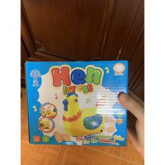 Đồ chơi con gà đẻ trứng chạy bằng pin có đèn và nhạc (2282 951) giao ngẫu nhiên