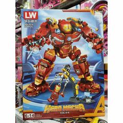 Đồ chơi lắp ráp robot siêu anh hùng Iron man siêu nhân người Sắt 2018 Hero Mecha War Machine