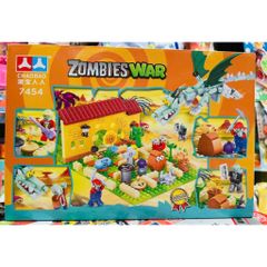 Đồ chơi lắp ráp chủ đề Zombies war CHAOBAO 7454 234090