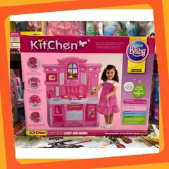 Đồ Chơi Nhà Bếp Kèm Búp Bê Lắp Pin Có Đèn Và Nhạc (6819-A)