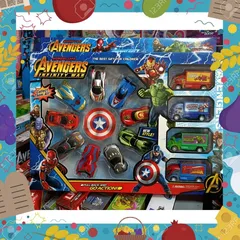 Đồ Chơi 13 Xe Ô Tô Avengers Chạy Đà #757-24